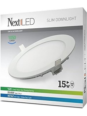 15W-SLY Beyaz LED Slim Ampul