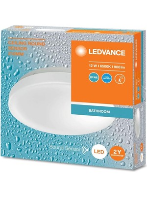 LED Plafonyer 12W IP44 Sarı Işık Sensörlü