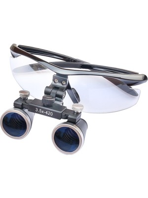 Skygo 3.5X - 420 Mm Diş Cerrahi Gözlük Lens Büyüteç Taşıma Çantalı