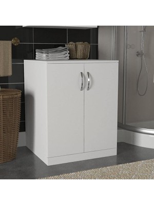 Benito Çamaşır Makinesi Alt Dolabı Beyaz