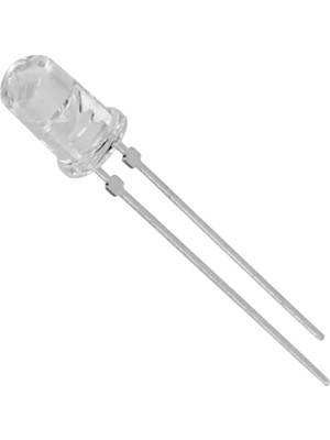 - 5mm Kırmızı Şeffaf LED - 100 Adet