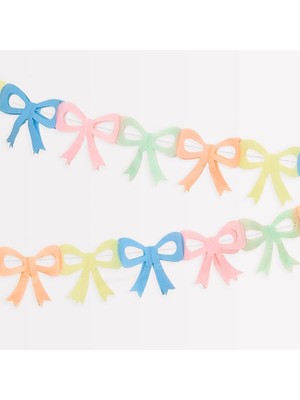 Meri - Tissue Paper Bow Garland - Fiyonk Asılan Süsler (X3)