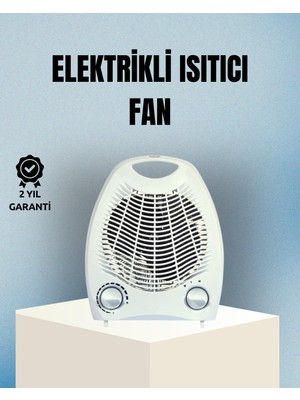 ALFA AKSESUAR 03 Fanlı Elektrikli Isıtıcı – 3 Kademeli Isı Ayarı ve Güvenli Kullanım