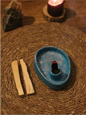 Paganca Yumurta Palo Santo Tütsülük & Palo Santo Tütsü 2 Adet Mavi