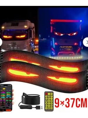Astraled Matrix Şeytan Göz Kayar LED Panel Tabela Uzaktan Kumandalı Telefon Üzerinden Kontrol