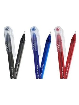 Pearl Shop Büro Tükenmez Kalem 15 Adet 5 Mavi, 5 Kırmızı, 5 Siyah, Nistabolje