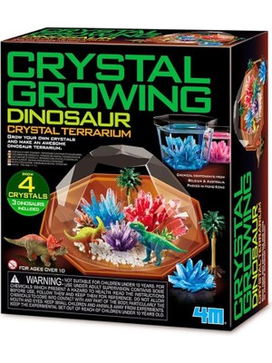 Pearl Shop Sihirli Büyüyen Kristal - Dinozor Teraryum Seti