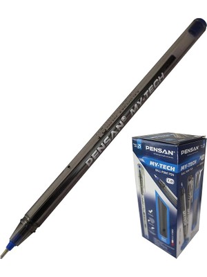 1,0 mm My-Tech Tükenmez Kalem 25LI Mavi - PE02250TKMA25