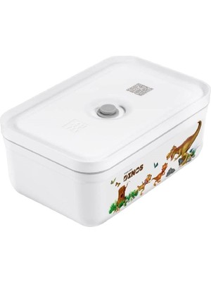 Pearl Shop Fresh &amp; Save Vakumlu Yemek Kutusu, Dinozor Çantası, Gıda ve Sandviçler Için, Çok Renkli, Tek Renkli