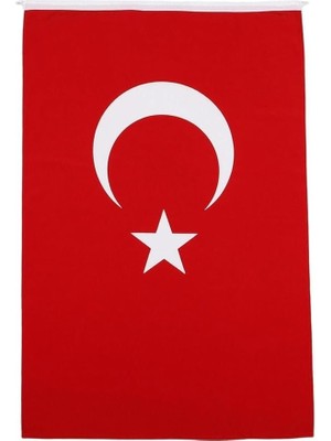 Pearl Shop Sanat Türk Bayrağı 200X300CM Özel Raşel Kumaş Bayrak