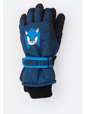 Lc Waikiki Yeni Sezon Sonic Baskılı Erkek Çocuk Kar Eldiveni