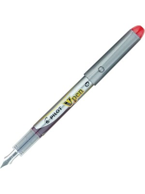 Pearl Shop Kalem Tutucu Tek Kullanımlık V-Pen Kırmızı Svp-4m-R, Kırmızı