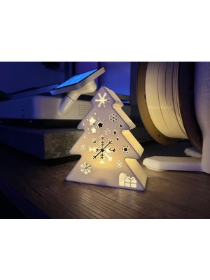 TSC 13CM Noel Ağacı Yılbaşı Yeni Yıl Hediyelık Eşya Dekorasyon Mum LED