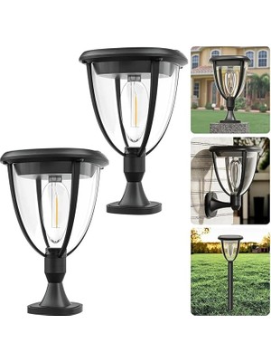 Pearl Shop Güneş Enerjili LED Aydınlatma 2 ADET/GT-SL21