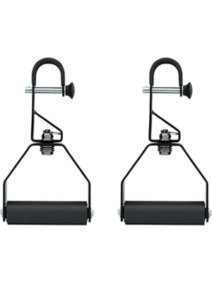 Pearl Shop Döner Barfiks Sapları, Kaymaz, Köpük Saplar, 300 Kg'a Kadar Kapasite, 1 Çift