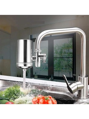 Pearl Shop Supply Mutfak Musluk Su Filtresi, Su Arıtma Cihazı Kloru ve Koku Azaltır