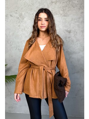 Modaplaza Kadın Skuba Süet Ceket 2726