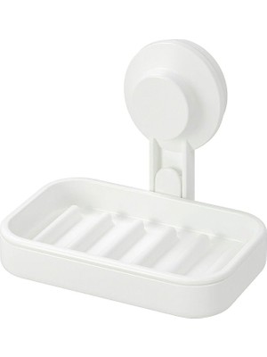 Pearl Shop Tısken Vantuzlu Sabunluk, Beyaz, Tek Boy