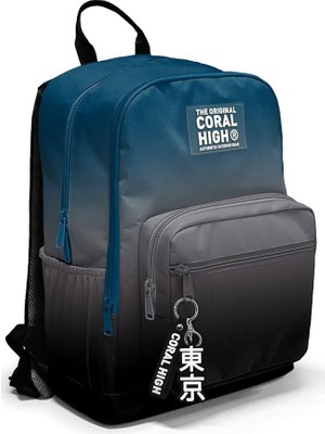 Pearl Shop High Dört Bölmeli Nefti Gri Ortaokul Çantası - Erkek Çocuk