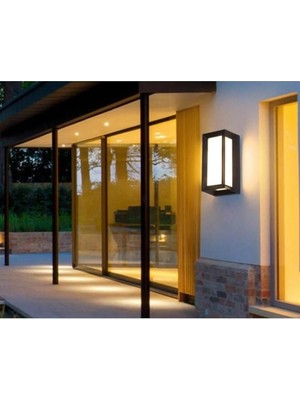 Pearl Shop Aydınlatması LED Işık 25CM 12W Gün Işığı 3000K Zita Ultra Bahçe Duvar Aplik Su Geçirmez