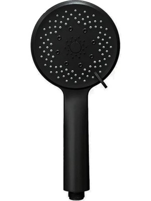 Pearl Shop Tazyikli ve Yüksek Basınçlı Duş Başlığı (Siyah 1)