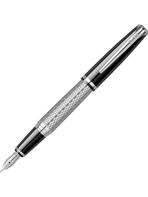 Pearl Shop Pera 477 Dolma Kalem Siyah Krom