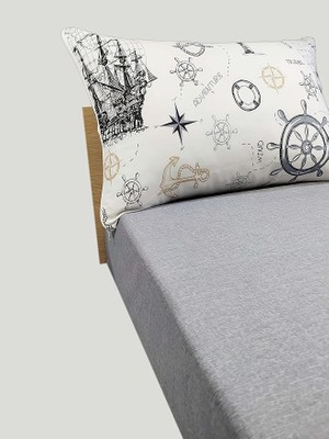 Pearl Shop Ev Tekstil Ürünleri, Lastikli Çarşaf ve Yastık Kılıfı (Tek Kişilik)