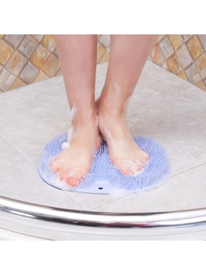 Pearl Shop Çok Amaçlı Esnek Yumuşak Banyo El Ayak Vücut Plastik Duş Matı Plastik Banyo Matı