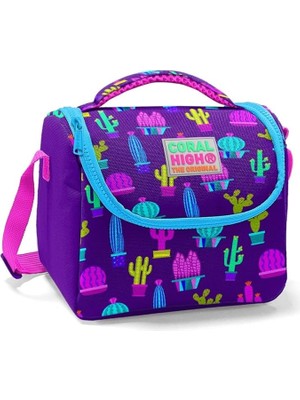 Pearl Shop High Kız Çocuk Mor Kaktüs Okul Beslenme Çantası - Isı Yalıtımlı