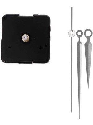 Pearl Shop Saat Mekanizması, 1 Adet 16 mm Uzun Set Sessiz Duvar Saati Mekanizması Askısız EXIZNM524