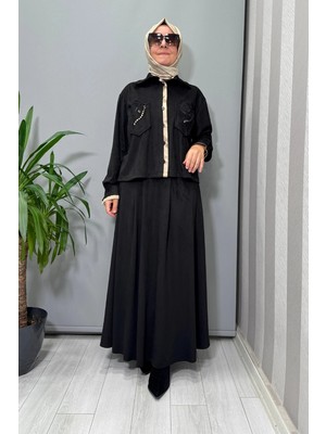 Clande Süet Takım Siyah 3010-2012