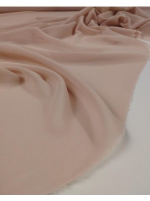 Kumaş Parça Küllü Pudra Renkte Şifon (En 145 cm x Boy 195 Cm)