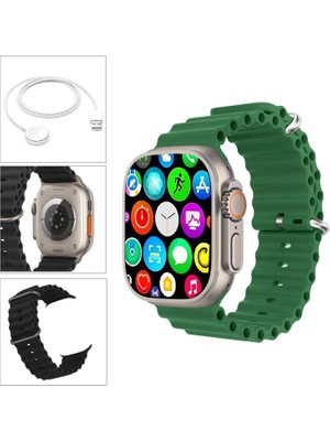 Watch Akıllı Saat Ios Androıd Kablosuz Şarj Bluetooth Watch Ultra