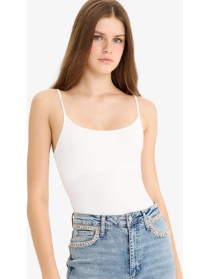 DeFacto İnce Askılı Basic Düz Çıtçıtlı Body F9522AX25AU