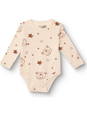 Hellobaby Erkek Bebek Uzun Kol Body Ribana Çıtçıtlı Yaka
