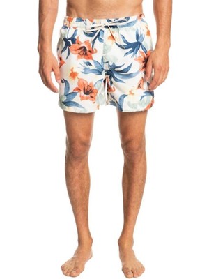 Quiksilver Everyday Garden Path Volley 15 Erkek Beyaz Volley Short