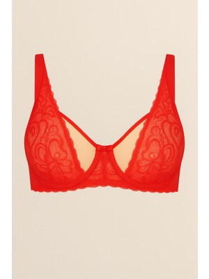 Hays Kadın Dantelli Balenli Kapsız Sütyen