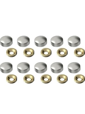 Krom Vida Tapası 20 mm 10 Adet