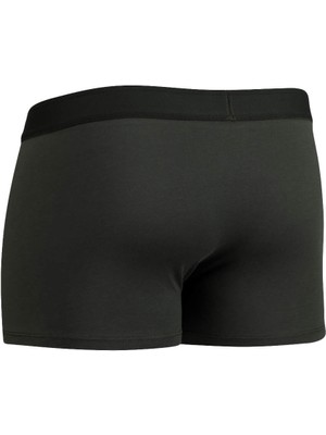 Saykı Haki Pamuklu Boxer