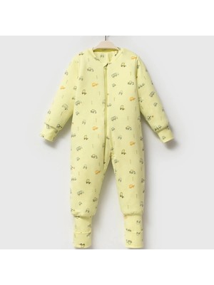 Ella Bonna Fermuarlı Bisiklet Yaka Uyku Tulumu Çoraplı Patikli 2,5 Tog