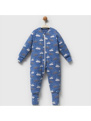 Ella Bonna Fermuarlı Bisiklet Yaka Uyku Tulumu Çoraplı Patikli 2,5 Tog