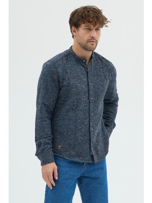 Cosplay Erkek Hakim Yaka Kırçıllı Flanel Dokuma Kumaş Cepsiz Kalın Kışlık Overshirt Gömlek