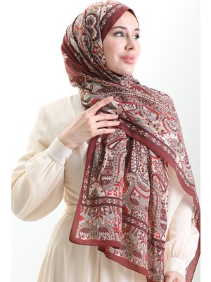 Karaca Cotton Şal 82004-10 Siyah Pembe