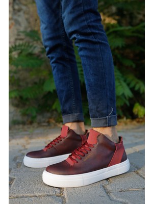 Chekich CH004 - Cbt Hıde Erkek Ayakkabı Bordo