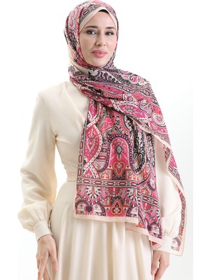 Karaca Cotton Şal 82007-01 Somon Pembe
