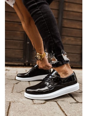 Chekich CH003 - Rbt Pelle Verniciata Classica Erkek Ayakkabı Sıyah