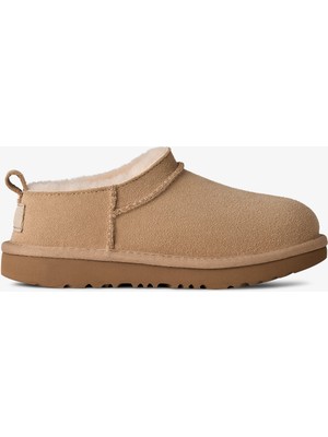 Ugg Classic Micro Çocuk Bej Bot 31 Numaralı Rahat Taban Özellikli Outdoor Kullanıma Uygun