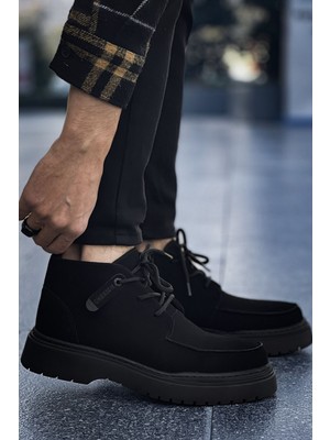 Chekich CH213 - Sst Bryggen Erkek Bot Sıyah