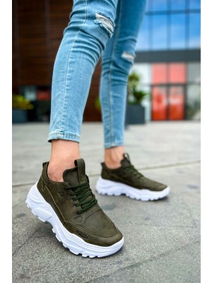 Chekich CH089 - Cbt Low Top Lace Up Erkek Ayakkabı Hakı