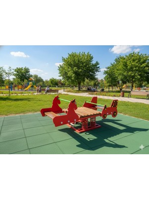 Soylu Grup Kompakt Tahterevalli, At ve Araba Figürlü